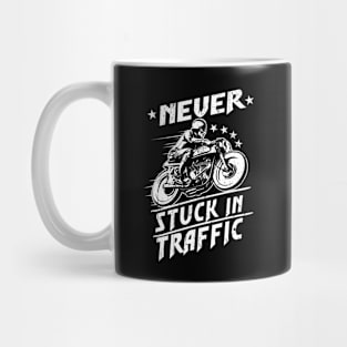 Never stuck in traffic | DW Mug